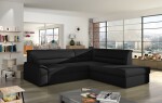 Sedací souprava Elano Provedení: Pravá varianta, látka: Sawana 05 dark grey