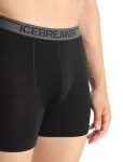 Pánské merino boxerky ICEBREAKER Mens Anatomica Boxers, Black velikost: XS