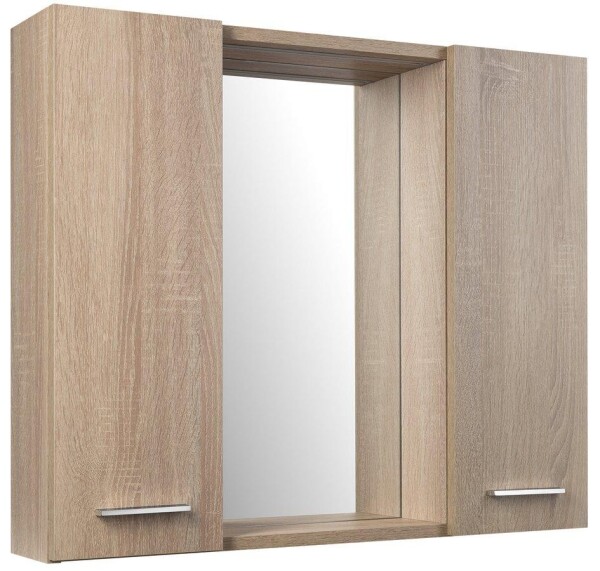 AQUALINE - ZOJA/KERAMIA FRESH STRIP galerka s LED osvětlením, 70x60x14cm, dub platin 45029S