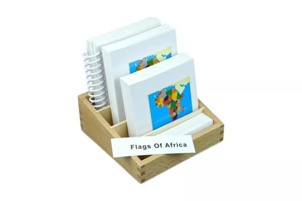 Moyo Montessori Moyo Montessori Vlajky Afriky - třísložkové karty