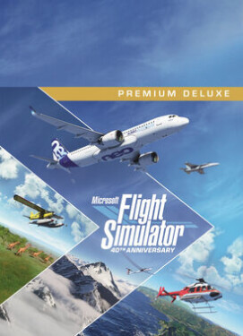 XSX Microsoft Flight Simulator: Premium Deluxe Edition 40th An. / Elektronická licence / Simulátor / Angličtina (G7Q-00135)