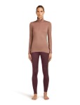 Dámské merino spodky ICEBREAKER Wmns 200 Oasis High Rise Leggings, Java velikost: S