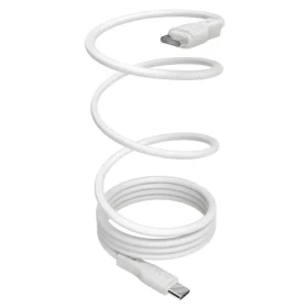 Puro Magnetic bílá / Magnetický kabel / USB-C - USB-C / 60 W / USB 3.2 20 Gbps / 1 m