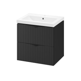 CERSANIT - SET C461 TIRSO 60, černá mat DSM (skříňka + umyvadlo) S801-586