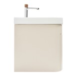Koupelnová skříňka s umyvadlem a baterií SAT Fusion 57,5x43x45 cm pískově béžová mat SATFUSION60BEUBA SATFUSION60BEUBA