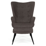 Relaxační křeslo, šedá, látka, AK-303B GREY2