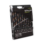 Vrtáky do kovu HSS, 1,0 - 10,0 mm, STALCO PERFECT, set