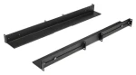 StarTech.com Kolejnice do racku 1U černé / Kolejnice / 19" / nosnost 90,7 kg (UNIRAILS1UB)