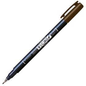 Tombow Fudenosuke Hard štětcový fix hnědý
