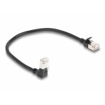 Delock 80303 RJ45 síťové kabely, propojovací kabely CAT 6A S/FTP 0.25 m černá 1 ks