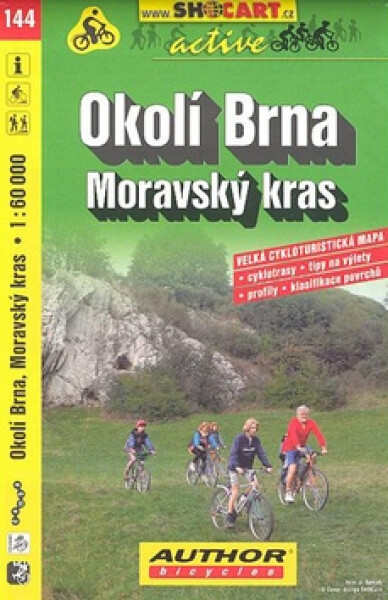 Okolí Brna, Moravský kras 1:60 000