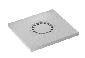 MIDAS Poklop se sifonem, PP DN 550 x 550 mm, zatížení do 1,5t +