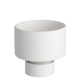 Storefactory Porcelánový svícen LIAVED White, bílá barva, porcelán