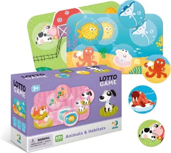 DODO Lotto Zvířátka a jejich obydlí