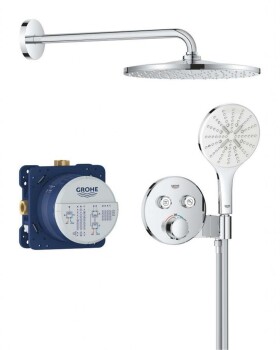 GROHE - Precision SmartControl Sprchový set s termostatem pod omítku, průměr 31 cm, 3 proudy, chrom 34877000