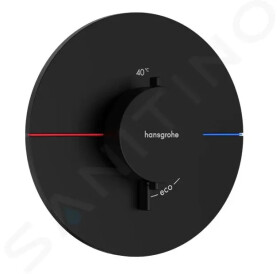 HANSGROHE - ShowerSelect Comfort Termostatická baterie pod omítku, matná černá 15559670