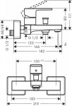 HANSGROHE - Vernis Shape Vanová baterie, matná černá 71450670