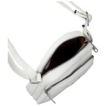 Trendy dámská koženková crossbody Denny, bílá