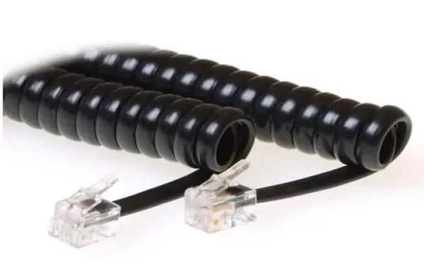 MicroConnect Modulární kabel spirálový RJ10 (M) - RJ10 (M) 4m černá (MPK10400)