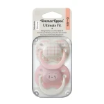 TOMMEE TIPPEE Dudlík Ultimate Fit Girl 0-6 m / Silikonový / Ortodontický tvar / 2 ks