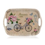 Sada melaminových táců ROMANTIC RIDE 2 ks