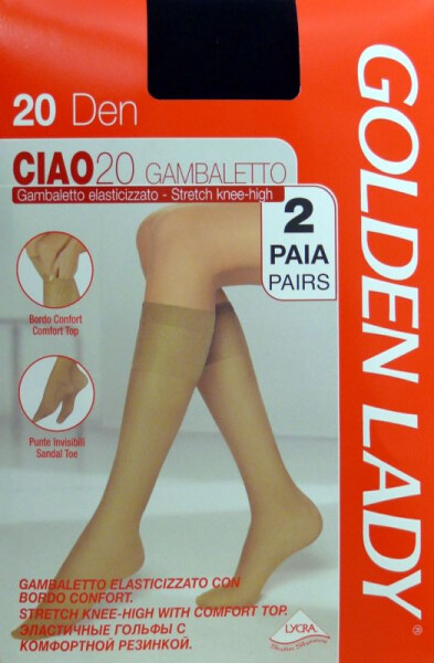 Dámské podkolenky | Golden Lady |Ciao 20 den meloun/odd.béžová Univerzální