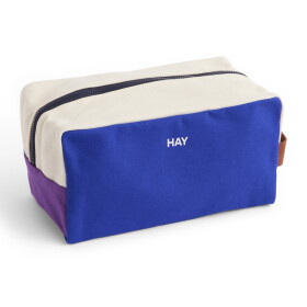 HAY Kosmetická taška Multi Wash Bag M Electric Blue, modrá barva, textil