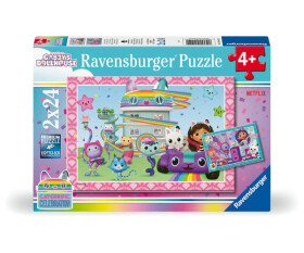 Puzzle Gábinin kouzelný domek 2x24 dílků