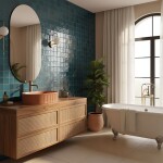 REA - Umyvadlo na desku Vanda Cinnamon Matt 49x31 REA-U6377