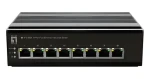 LevelOne Průmyslový switch 8x FE kovové tělo / Switch / Neřízený / DIN lišta / -40 až 75 °C (IFS-0801)