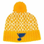 Adidas Pánská zimní čepice St. Louis Blues NHL 2019 20 Goal Net Pudelmütze