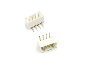 JST XH 2,54 mm 4-Pin konektor na DPS - Pravý úhel