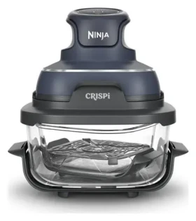 Ninja Crispi FN101EUGY šedá / horkovzdušná fritéza / 1700 W / 3.8l / 4 funkce / 40°C - 240°C (FN101EUGY)