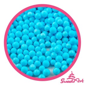 SweetArt cukrové perly nebesky modré 5 mm (80 g)