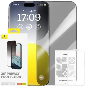 Baseus Diamond Privacy tvrzené sklo pro Apple iPhone 15 Pro (P60057405203-01)
