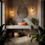 REA - Umyvadlo na desku Mika Terracotta REA-U7349