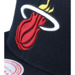 Mitchell & Ness NBA Miami Heat Top Spot Snapback Hwc Heat Cap HHSS2976-MHEYYPPPBLCK OSFM