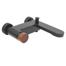 Vanová baterie SAT Fusion bez sprchového setu 150 mm páka tmavé dřevo SATBSFU222DTC SATBSFU222DTC
