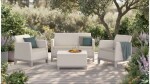 KETER SCANDI FORMA SET - Pebble grey/Soft biege