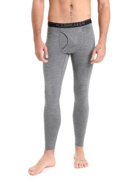 Pánské spodky ICEBREAKER Mens 200 Oasis Leggings w Fly, Gritstone Heather velikost: XXL