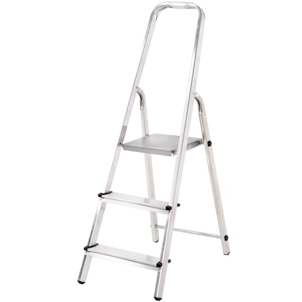 STREND PRO 251378 Schůdky AL, jednostranné, 3 příčky, nosn. 125kg, AL-D3