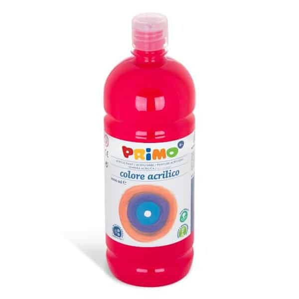 Primo akrylová barva 1000 ml karmínově červená
