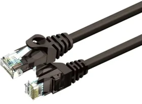 ZOY Patch kabel UTP CAT6 CCA černá / Síťový kabel / 3 m (ZCR3BK)