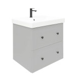 Koupelnová skříňka s umyvadlem Naturel Forli 60x53x46 cm šedá mat FORLI60GMUVER FORLI60GMUVER