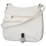 Stylová dámská koženková crossbody kabelka Folomija, bílá