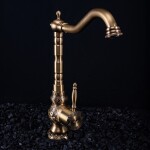 REA - Kuchyňská Umyvadlová baterie VENICE antique bronze REA-B2500
