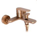 REA - Vanová nástěnná baterie DROP Brush Copper REA-B6397