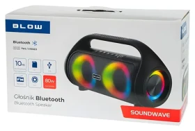 Blow SOUNDWAVE černá / Přenosný reproduktor / 80W / Bluetooth 5.0 / 3000 mAh / microSD (30-405#)