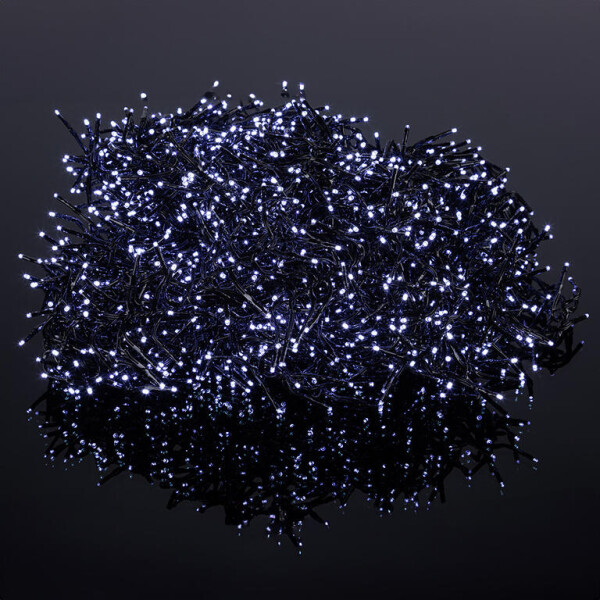 Světelný řetěz vnitřní / venkovní studená bílá 3000 LED