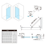 POLYSAN - ESCA sklo Flute 867x2100 ES1390